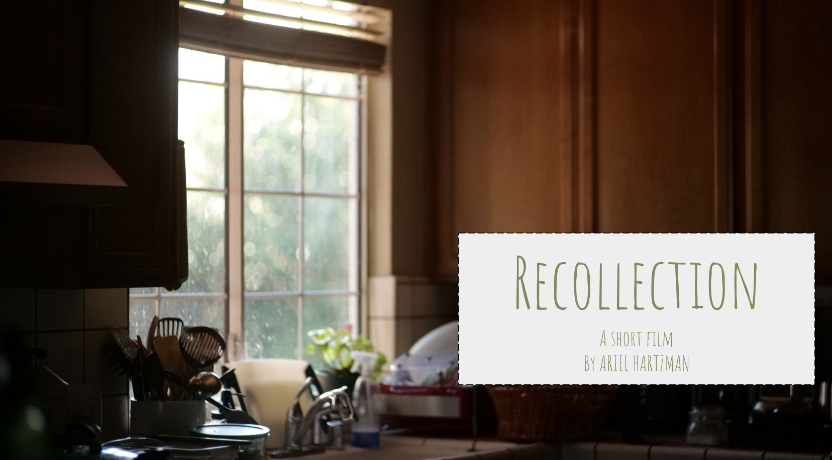 recollection – ariel hartzman
